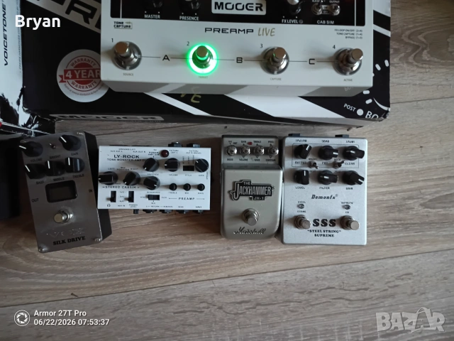 TC electronic, Mooer preamp live, Vox, Engl, Marshall педали за китара, снимка 7 - Други - 55134271