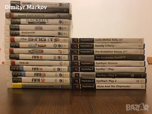 игри за PS2, PS3 и аксесоари за PS5