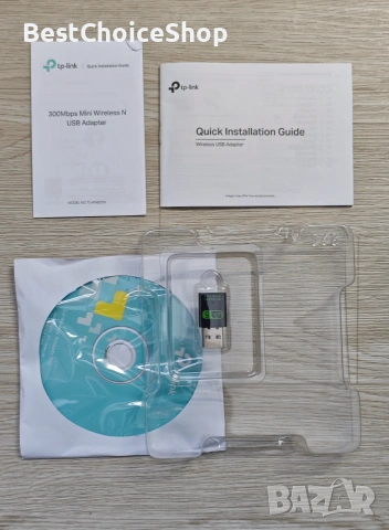 TP-Link TL-WN823N 300Mbps мини безжичен N USB адаптер нов