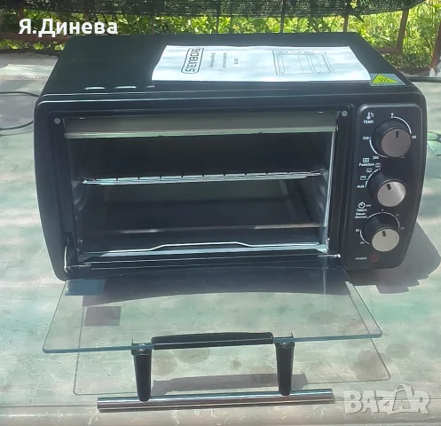 Мини фурна Steinborg 1200w 13L, снимка 3 - Печки, фурни - 55299200