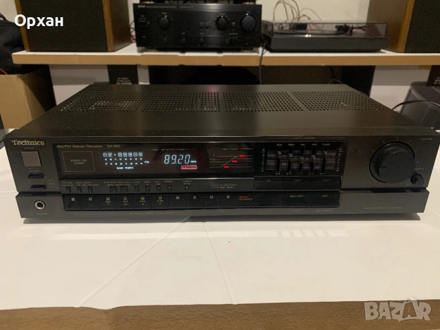 Ретро стерео ресивър Technics SA-160 (KEX) – с вграден еквалайзер, Made in Singapore