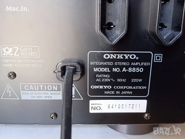 Усилвател ONKYO A8850, снимка 9 - Ресийвъри, усилватели, смесителни пултове - 55680324