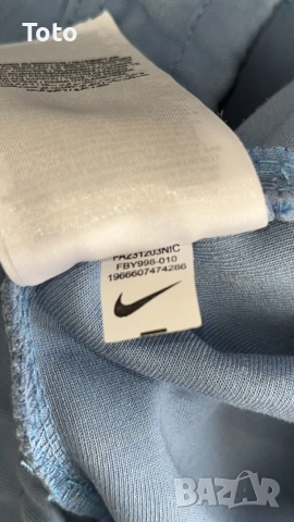 Оригинален панталон Nike Tech Fleece, размер L (Светлосин), снимка 6 - Спортни дрехи, екипи - 55616967