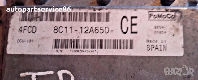 Engine ECU компютър за управление на двигателя за Ford Transit Mk7 2.4 TDCi (2006-2011) 8C11-12A650-, снимка 3 - Части - 55091918