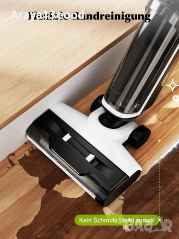 Безжична прахосмукачка за сухо и мокро почистване Cleanwise BVC-T8 с функция за измиване, снимка 5 - Прахосмукачки - 55102859