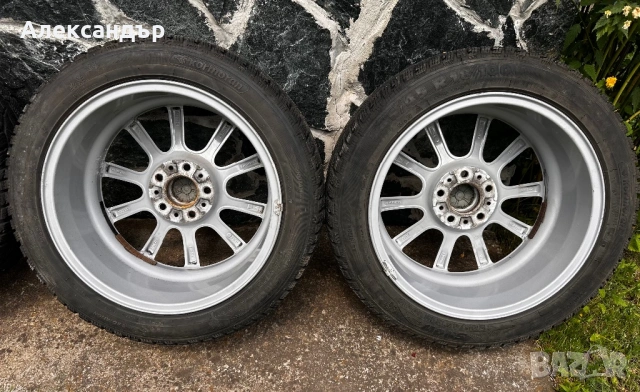 Оригинални джанти 18” BMW style 281 F10 +зимни гуми, снимка 6 - Гуми и джанти - 54731405