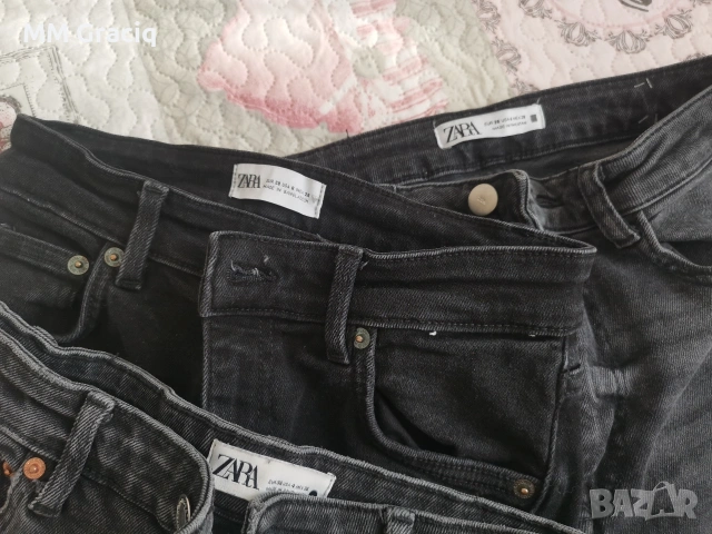 3 чифта дънки Zara само за 10 evro, снимка 3 - Дънки - 55077292