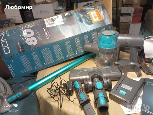 Безжична прахосмукачка Cecotec Conga Rockstar P50 X-Treme. 80AW, 20000Pa, BDLC мотор с 265W , снимка 3 - Прахосмукачки - 54581487
