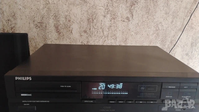 CD player Philips CD610, снимка 4 - Аудиосистеми - 55211184