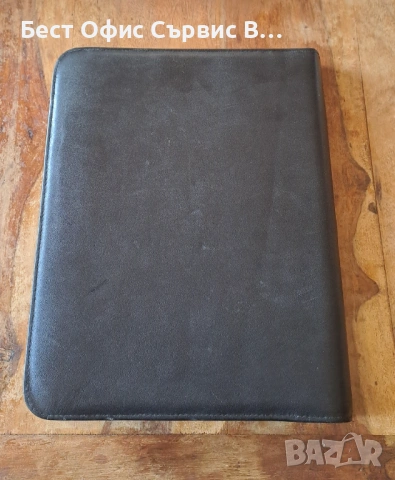 папка за документи луксозна с цип класьор и клипборд кожена черна А4, снимка 12 - Ученически пособия, канцеларски материали - 52542377