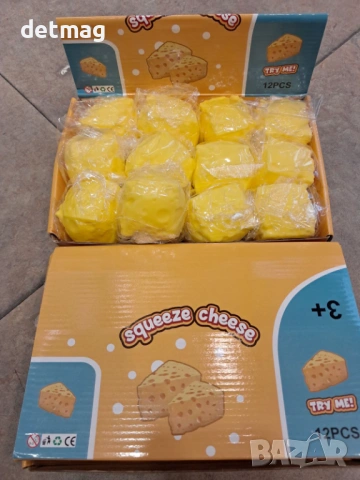 Cheese squishi Сирене скуиши различни модели магазин DARENLAND