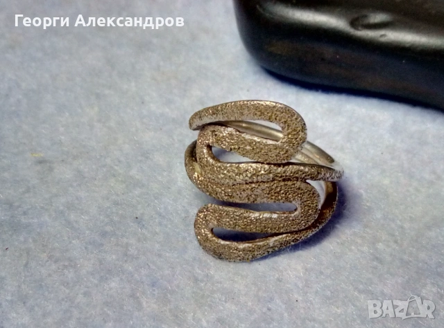 Шармантен СРЕБЪРЕН ПРЪСТЕН Арт Дизайн СРЕБРО 925