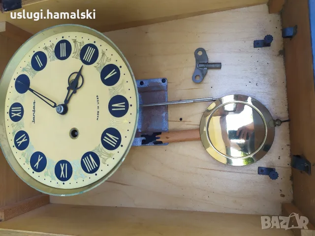 Руски стенен часовник Янтар, снимка 5 - Антикварни и старинни предмети - 55486081