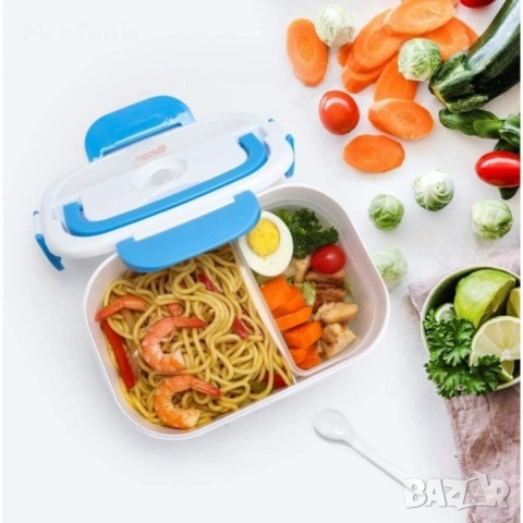 Кутия за храна с ел. подгряване 1.5л 12/24V и 220V, снимка 4 - Аксесоари и консумативи - 54559375