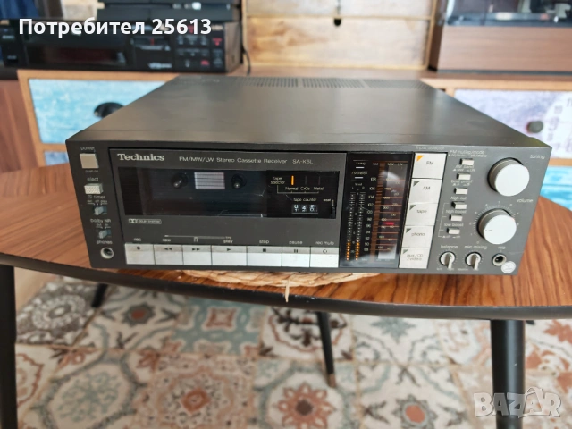 Касийвър Technics , снимка 2 - Ресийвъри, усилватели, смесителни пултове - 54726680