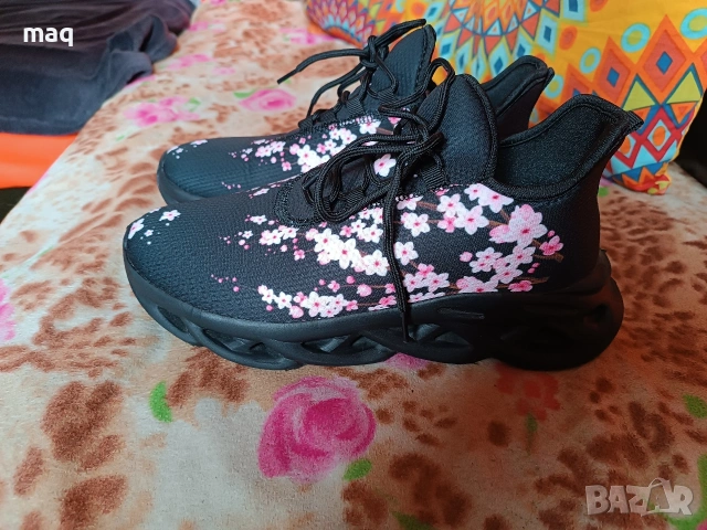 маратонки с цветя, снимка 3 - Маратонки - 54144797