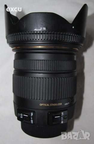 Обектив Sigma AF 17-50 F2.8 EX OS HSM за Nikon, снимка 2 - Обективи и филтри - 55222245