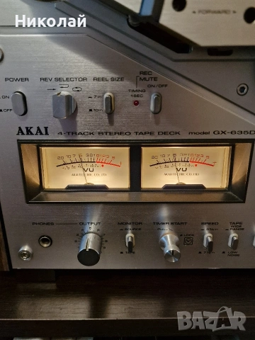 Продавам ролков магнетофон AKAI GX635D сдистанционно,ролки, снимка 2 - Декове - 54190777