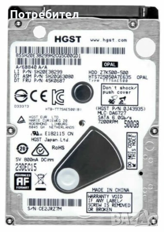 Дискове 500 GB / 500 ГБ , снимка 6 - Твърди дискове - 44637736