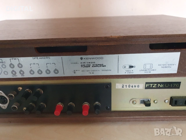 KENWOOD KR-1400, снимка 5 - Ресийвъри, усилватели, смесителни пултове - 54205373