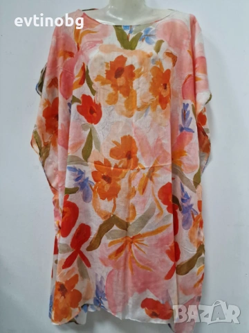 Плажна туника от 100% памук – Стил и комфорт за лятото, снимка 6 - Туники - 54133594