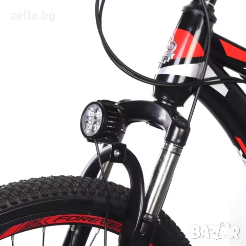 LED фар 12W с вграден клаксон 100dB, 12V-72V – за електрическа тротинетка и велосипед, IPX5 10377, снимка 7 - Друга електроника - 54685146
