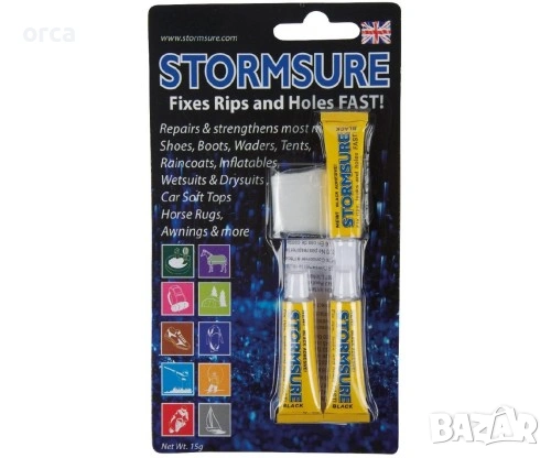 Лепило Stormsure за гащеризон комплект 3x5g здрав ремонт