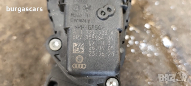 Потенциометър педал газ 4F1 723 523 A Audi A6 Avant 4G C6 3.0TDI - 224к.с., снимка 2 - Части - 54931653