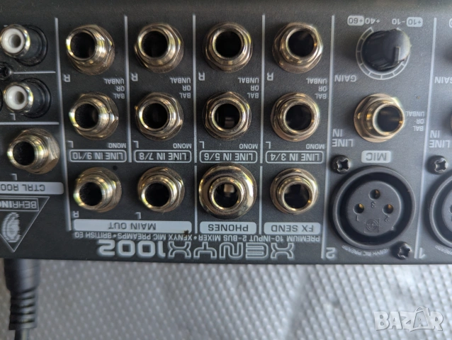 Behringer Xenyx 1002 смесителен пулт, снимка 5 - Други - 47340549
