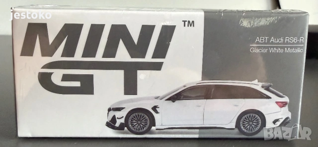 Mini GT ABT Audi RS6-R Glacier White #701