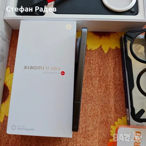 Xiaomi 17 Ultra + Photography Kit Pro + 120W HyperCharge Combo + Selfie Stick Tripod 62" + подаръци, снимка 5 - Xiaomi - 55347707