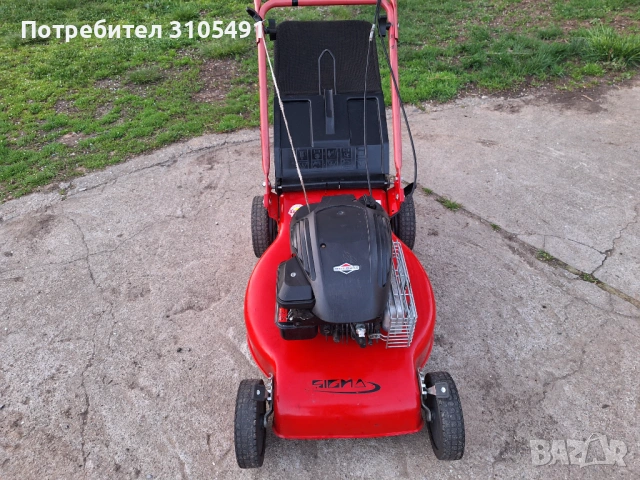 Косачка Briggs ALKO 4.5к.с. 48см самоходна мулчираща с кош, снимка 10 - Градинска техника - 54115073