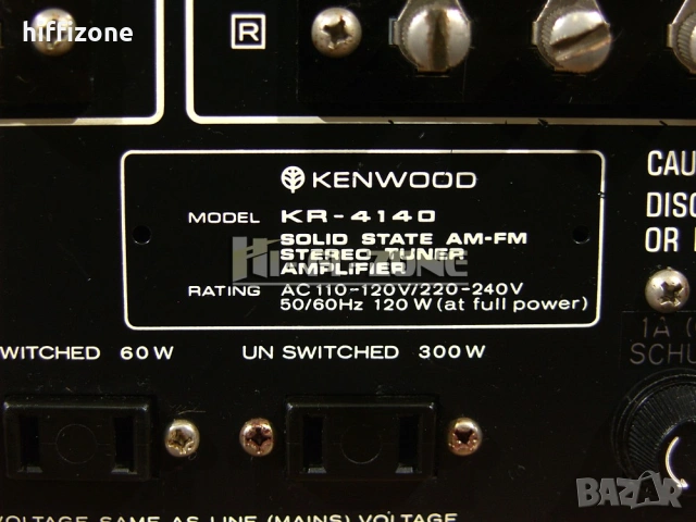 Ресивър  Kenwood kr-4140 , снимка 10 - Ресийвъри, усилватели, смесителни пултове - 54711679
