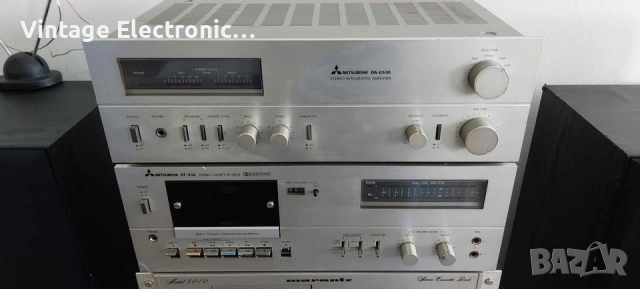 Усилвател Mitsubishi DA-U 530 и дек Mitsubishi DT-530