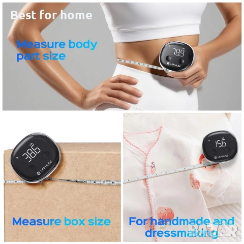 Lepulse Smart Body Roleta, Bluetooth измервателна лента за измерване на тялото, LED дисплей , снимка 4 - Друга електроника - 54973092