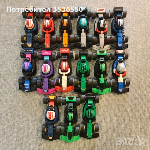 Lego Formula 1 Minifigures пълна колекция, снимка 2 - Конструктори - 54227716