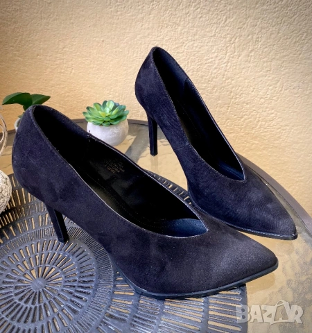 Обувки с ток H&M — 39, снимка 2 - Дамски обувки на ток - 54671362