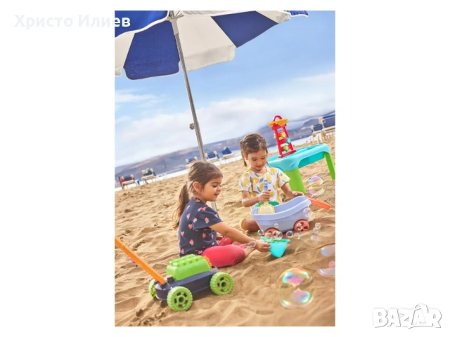 Маса за игра с вода и пясък с играчки, снимка 7 - Други - 54499996