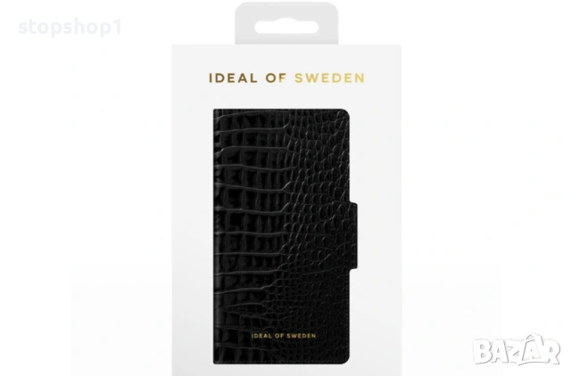 Кейс-портфейл IDEAL OF SWEDEN в NEO NOIR CROCO за iPhone 12 Pro Max, снимка 2 - Калъфи, кейсове - 54192406