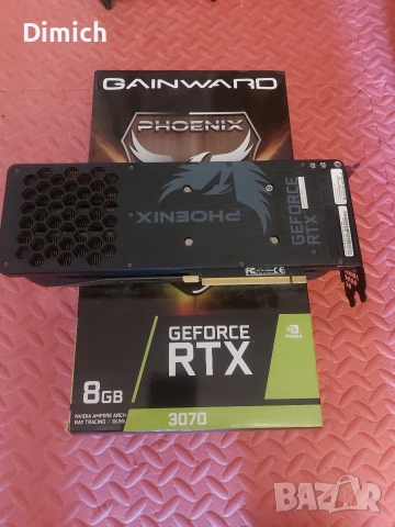 Видеокарта RTX 3070 8GB Gainward, снимка 2 - Видеокарти - 55162048