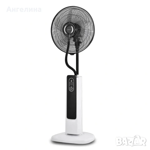 Вентилатор с водна мъгла 16'' Muhler MF-1679RC, 75W, LED, дист. упр-е, снимка 2 - Вентилатори - 55129723