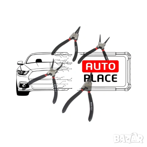 Комплект зегер клещи 4 части 180 мм Mar-Pol, снимка 4 - Клещи - 53955393