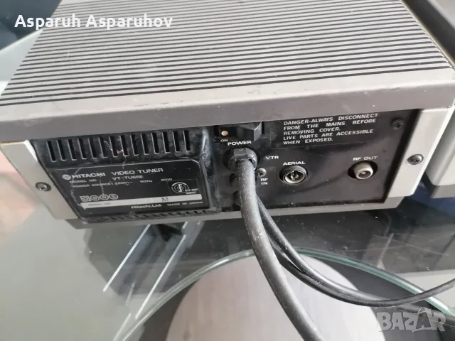 Видеомагнетофон HITACHI VT 6500E Видеотунер HITACHI VT TU65E, снимка 6 - Плейъри, домашно кино, прожектори - 55496805
