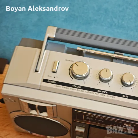 Двукасетъчен радиокасетофон Sanyo M-W25K (1983г.), снимка 7 - Радиокасетофони, транзистори - 55694894