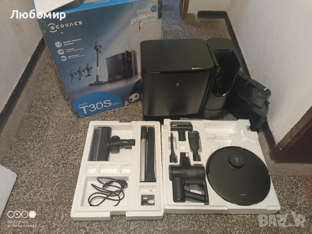 ECOVACS DEEBOT T30S Комбиниран робот прахосмукачка и моп, 11000Pa, технология , снимка 3 - Прахосмукачки - 52001506