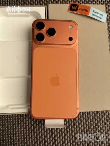 НОВ!1Tb *ЛИЗИНГ* iPhone 17 Pro Max Cosmic Orange ГАРАНЦИЯ 1000Gb, снимка 3 - Apple iPhone - 55404484