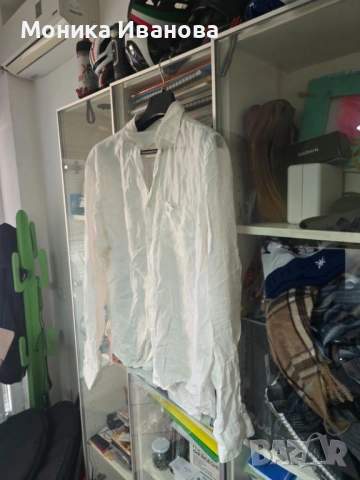 LACOSTE Linen XL, снимка 7 - Ризи - 54787446
