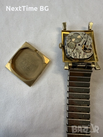 Златен часовник Hamilton 14k (585) 1960 г. много запазен , снимка 12 - Мъжки - 55414172