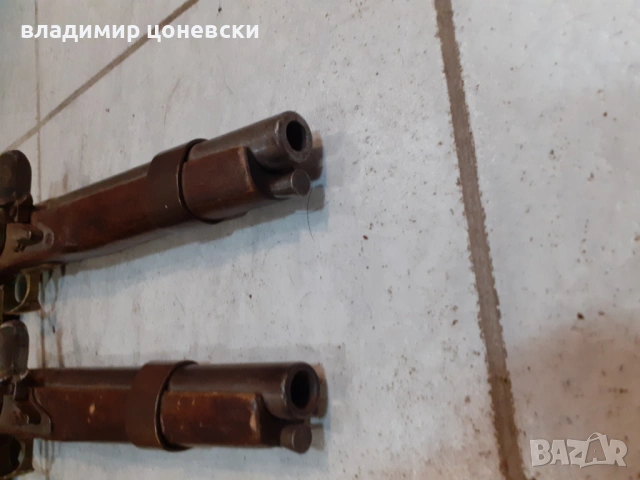 Чифт кремъчни дуелни пищова,пистолет,пищов, снимка 5 - Антикварни и старинни предмети - 54507919
