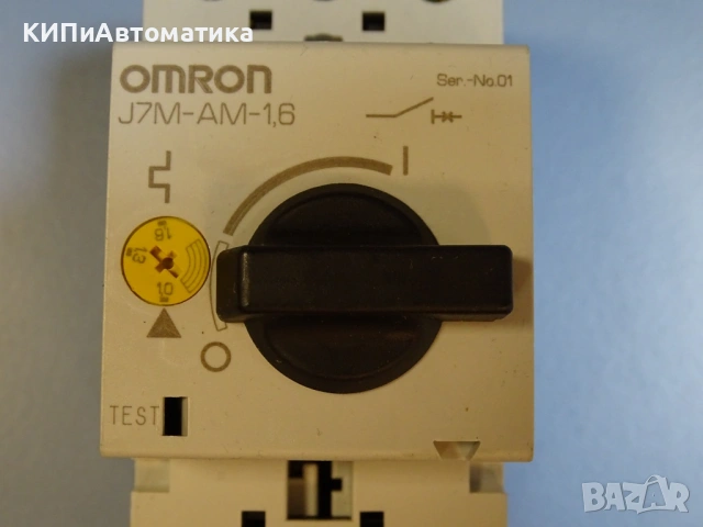 моторна защита Omron J7M-AM-1.6 Motor protection circuit breaker 1-1.6A, снимка 3 - Резервни части за машини - 54525582